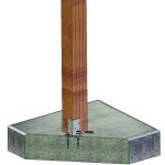 Post Mounted to Concrete Pad $0.00